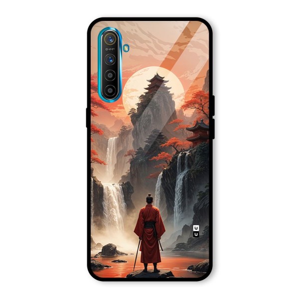 Ancient Waterfall Glass Back Case for Realme X2