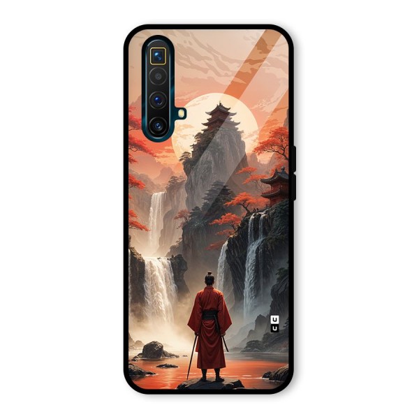 Ancient Waterfall Glass Back Case for Realme X3 SuperZoom