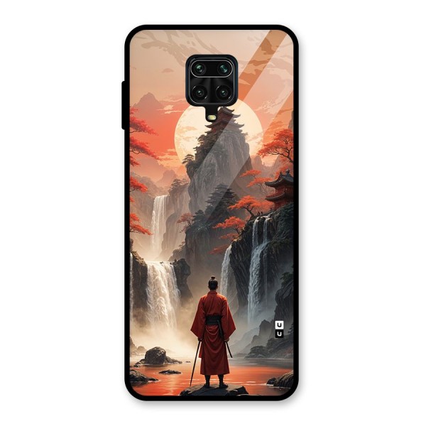 Ancient Waterfall Glass Back Case for Redmi Note 10 Lite