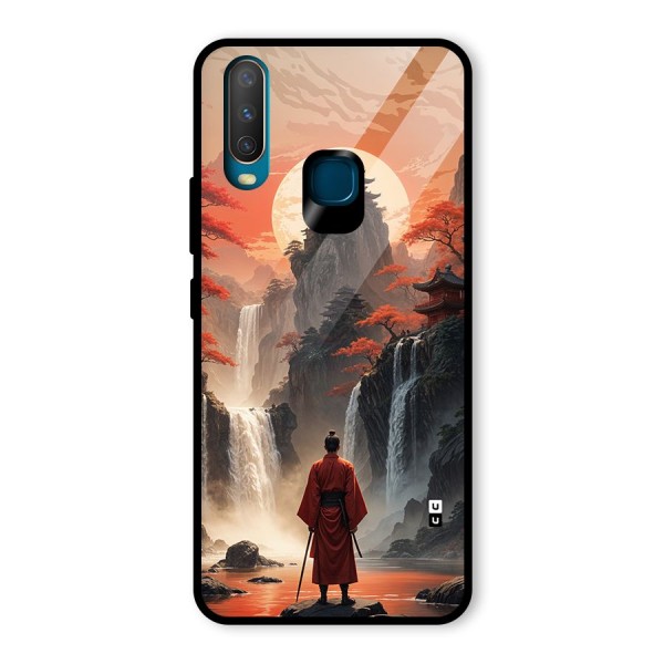 Ancient Waterfall Glass Back Case for Vivo Y12