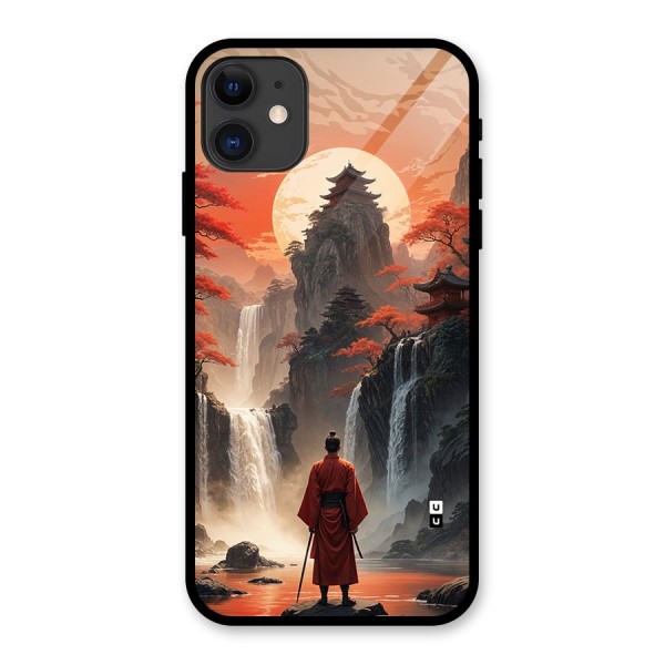 Ancient Waterfall Glass Back Case for iPhone 11