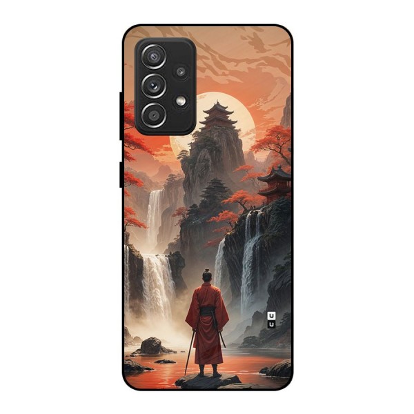 Ancient Waterfall Metal Back Case for Galaxy A52s 5G