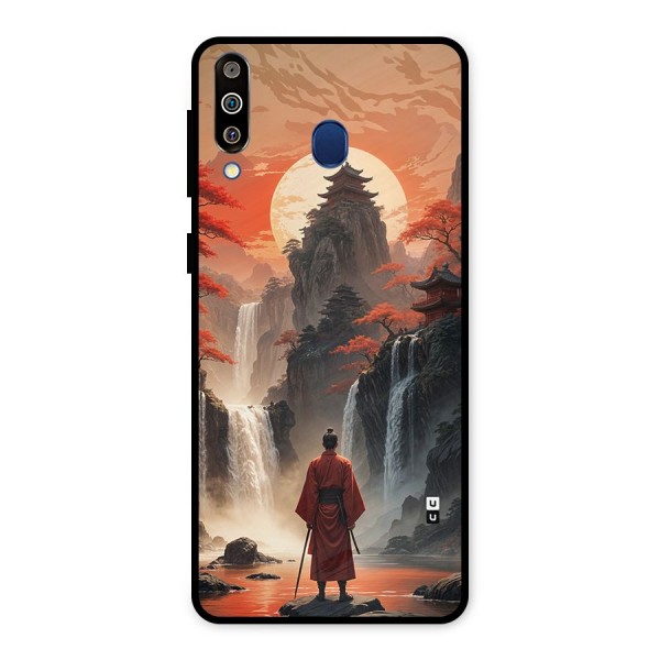 Ancient Waterfall Metal Back Case for Galaxy M30