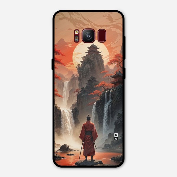 Ancient Waterfall Metal Back Case for Galaxy S8