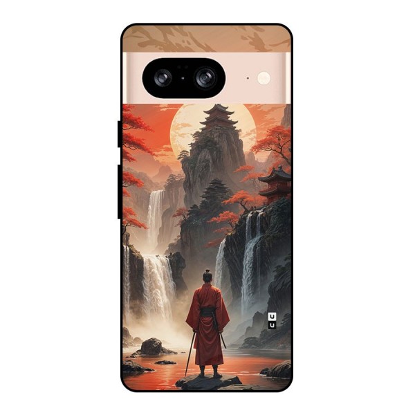 Ancient Waterfall Metal Back Case for Google Pixel 8