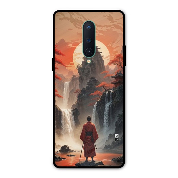 Ancient Waterfall Metal Back Case for OnePlus 8