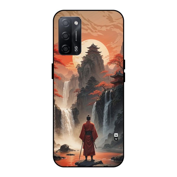 Ancient Waterfall Metal Back Case for Oppo A53s 5G