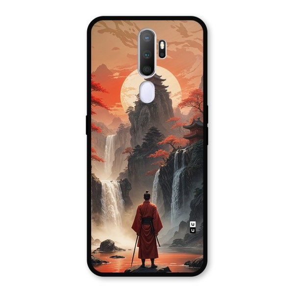 Ancient Waterfall Metal Back Case for Oppo A9 (2020)