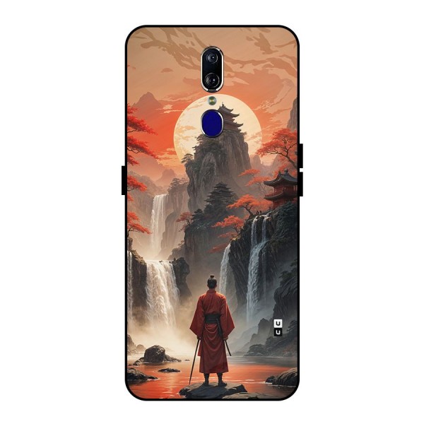 Ancient Waterfall Metal Back Case for Oppo F11