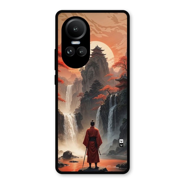 Ancient Waterfall Metal Back Case for Oppo Reno10