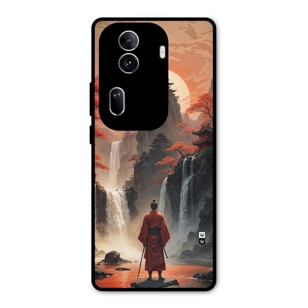 Ancient Waterfall Metal Back Case for Oppo Reno11 Pro 5G