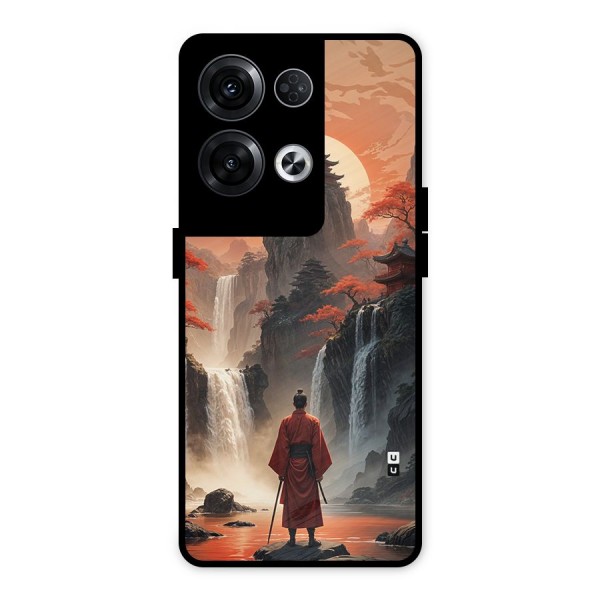 Ancient Waterfall Metal Back Case for Oppo Reno8 Pro 5G