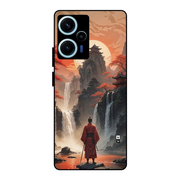 Ancient Waterfall Metal Back Case for Poco F5