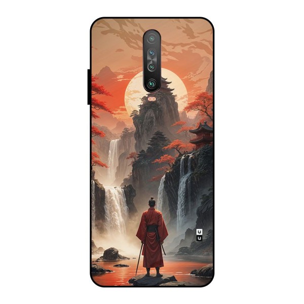 Ancient Waterfall Metal Back Case for Poco X2