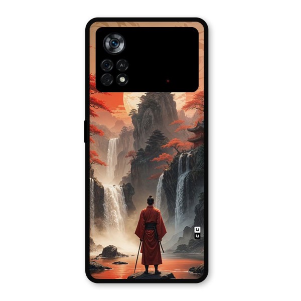 Ancient Waterfall Metal Back Case for Poco X4 Pro 5G