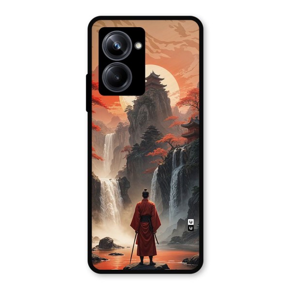 Ancient Waterfall Metal Back Case for Realme 10 Pro