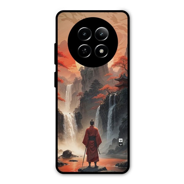 Ancient Waterfall Metal Back Case for Realme 12 5G