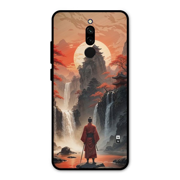 Ancient Waterfall Metal Back Case for Redmi 8