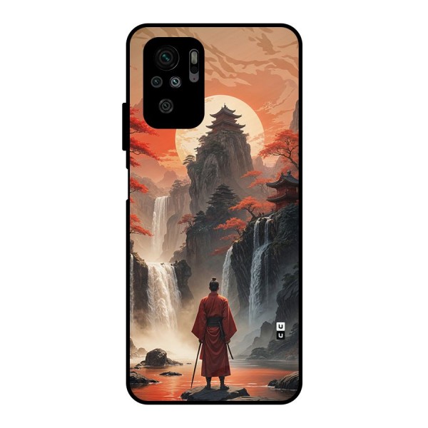 Ancient Waterfall Metal Back Case for Redmi Note 10