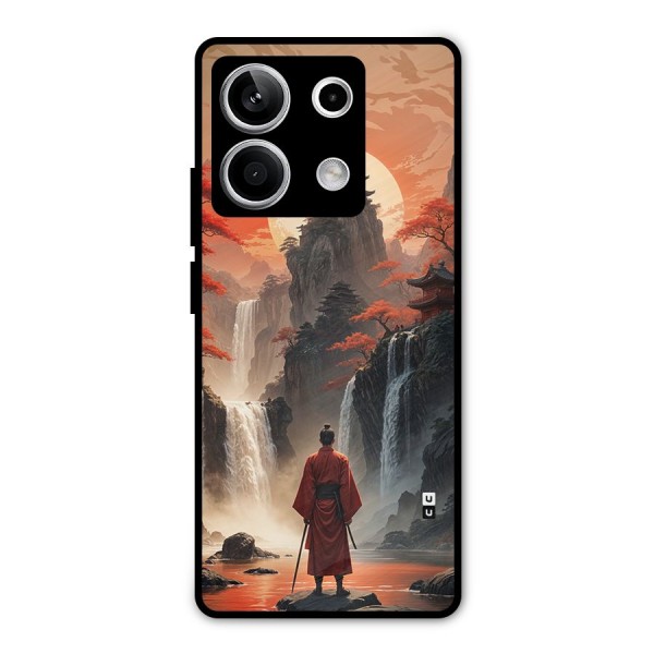 Ancient Waterfall Metal Back Case for Redmi Note 13 5G