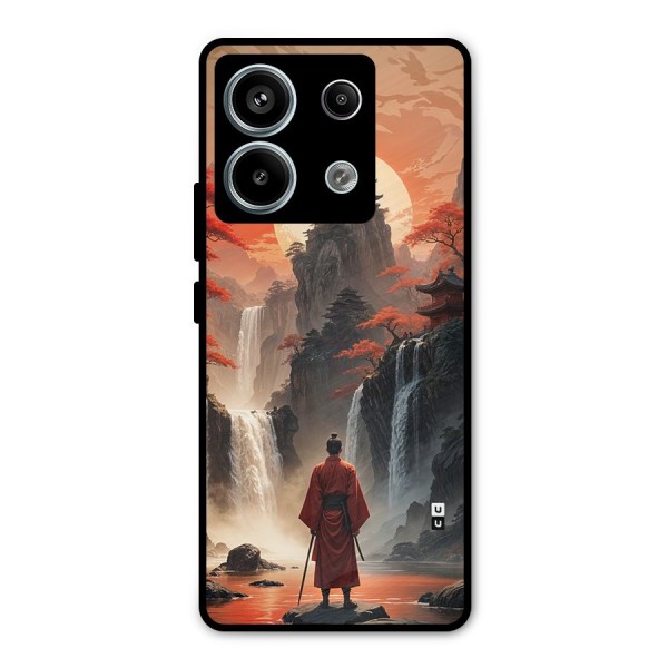 Ancient Waterfall Metal Back Case for Redmi Note 13 Pro 5G