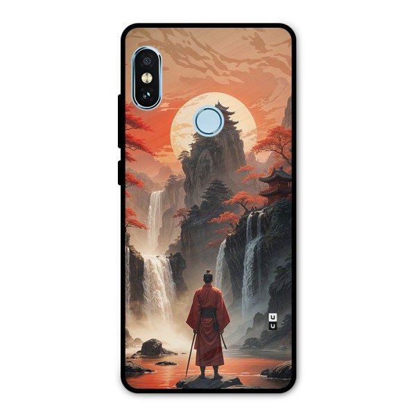 Ancient Waterfall Metal Back Case for Redmi Note 5 Pro