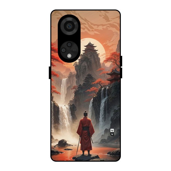 Ancient Waterfall Metal Back Case for Reno8 T 5G