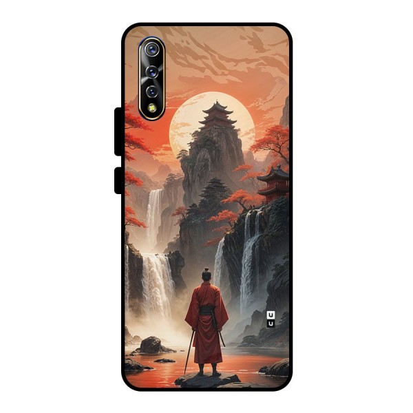 Ancient Waterfall Metal Back Case for Vivo S1