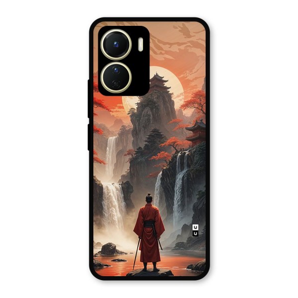 Ancient Waterfall Metal Back Case for Vivo T2x