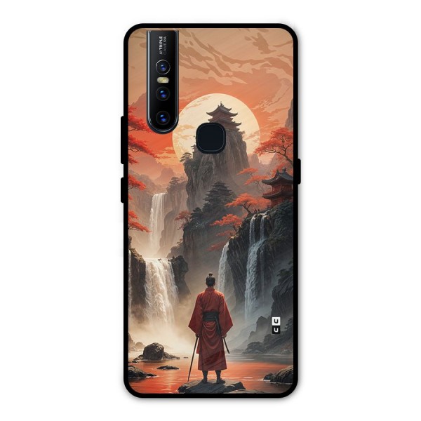 Ancient Waterfall Metal Back Case for Vivo V15