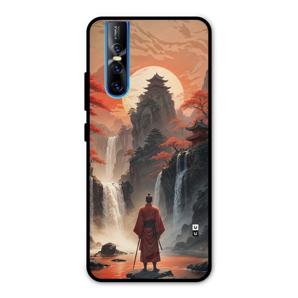 Ancient Waterfall Metal Back Case for Vivo V15 Pro