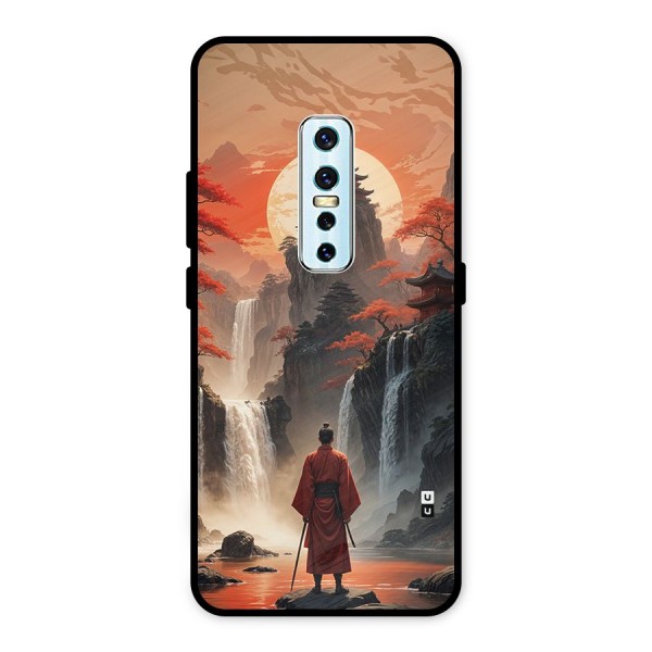 Ancient Waterfall Metal Back Case for Vivo V17 Pro