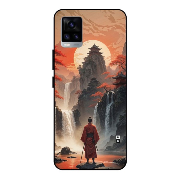 Ancient Waterfall Metal Back Case for Vivo V20 2021