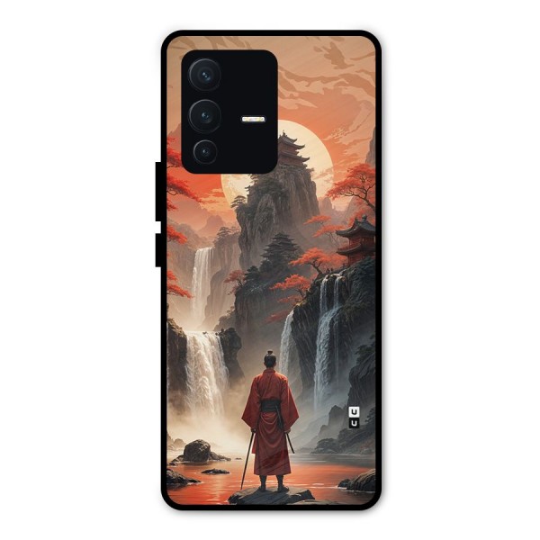 Ancient Waterfall Metal Back Case for Vivo V23 Pro