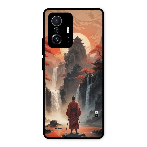 Ancient Waterfall Metal Back Case for Xiaomi 11T Pro