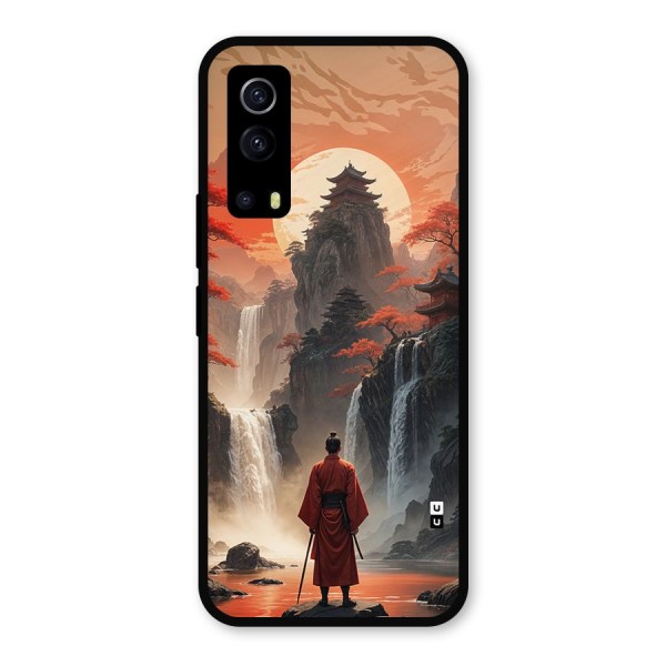 Ancient Waterfall Metal Back Case for iQOO Z3