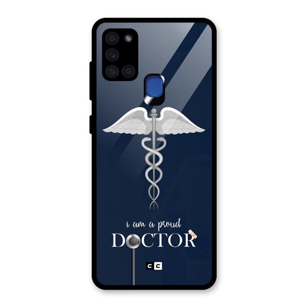 Angel Doctor Glass Back Case for Galaxy A21s