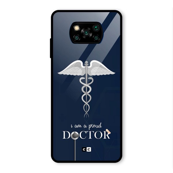 Angel Doctor Glass Back Case for Poco X3 Pro