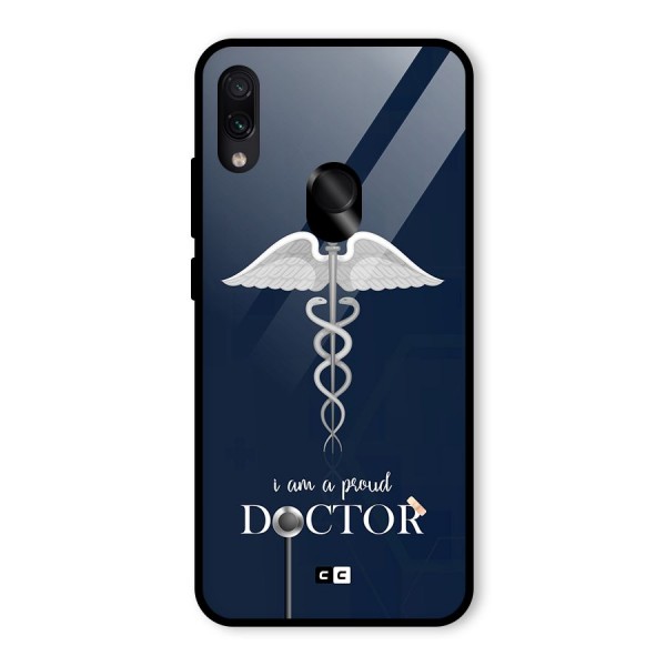 Angel Doctor Glass Back Case for Redmi Note 7