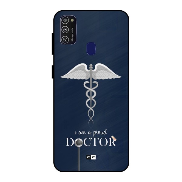 Angel Doctor Metal Back Case for Galaxy M21