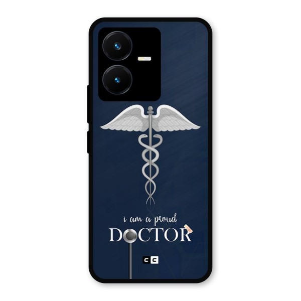 Angel Doctor Metal Back Case for Vivo Y22s