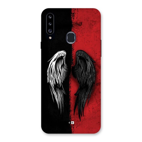 Angle Demon Wings Back Case for Galaxy A20s