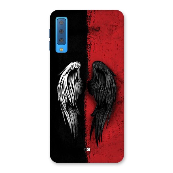 Angle Demon Wings Back Case for Galaxy A7 (2018)