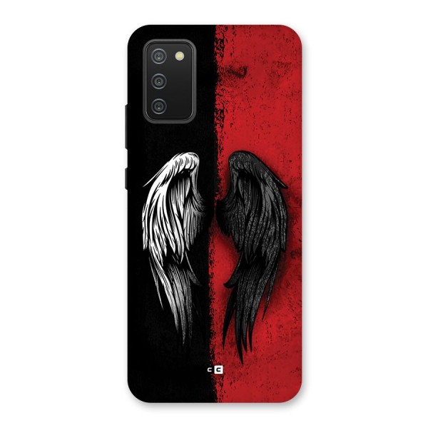 Angle Demon Wings Back Case for Galaxy M02s