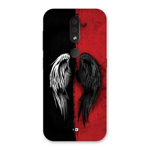Angle Demon Wings Back Case for Nokia 4.2