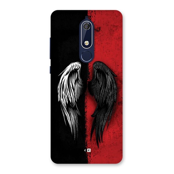 Angle Demon Wings Back Case for Nokia 5.1