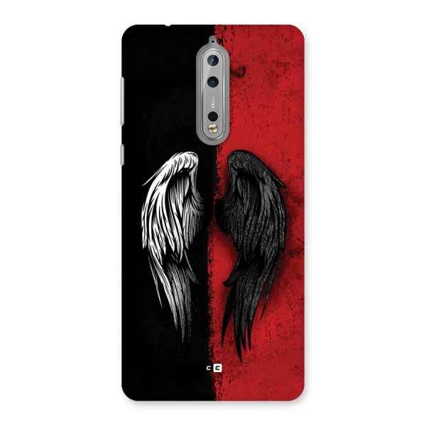 Angle Demon Wings Back Case for Nokia 8