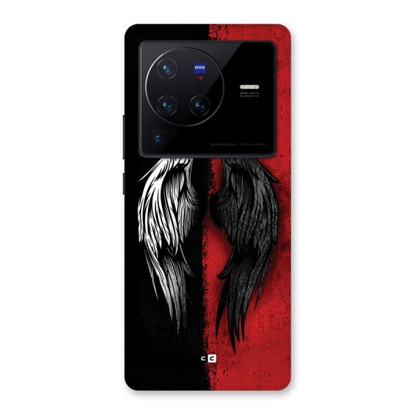 Angle Demon Wings Back Case for Vivo X80 Pro