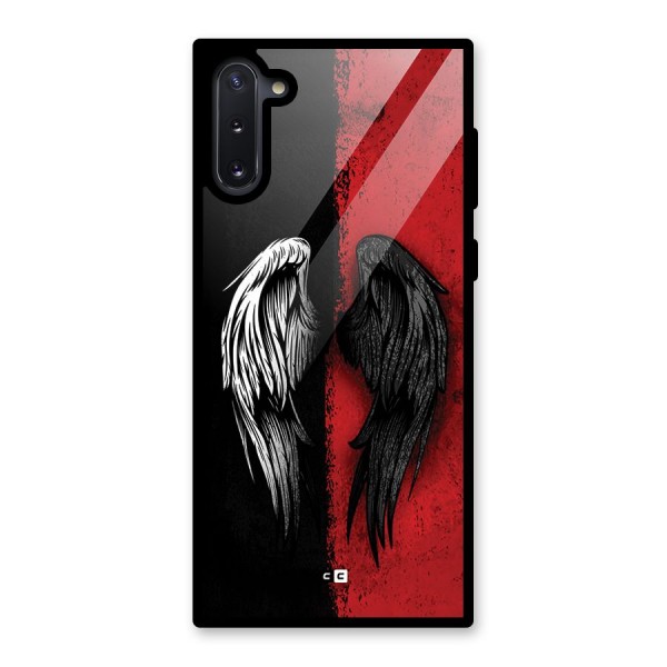 Angle Demon Wings Glass Back Case for Galaxy Note 10