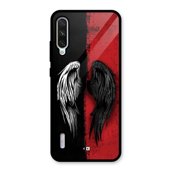 Angle Demon Wings Glass Back Case for Mi A3